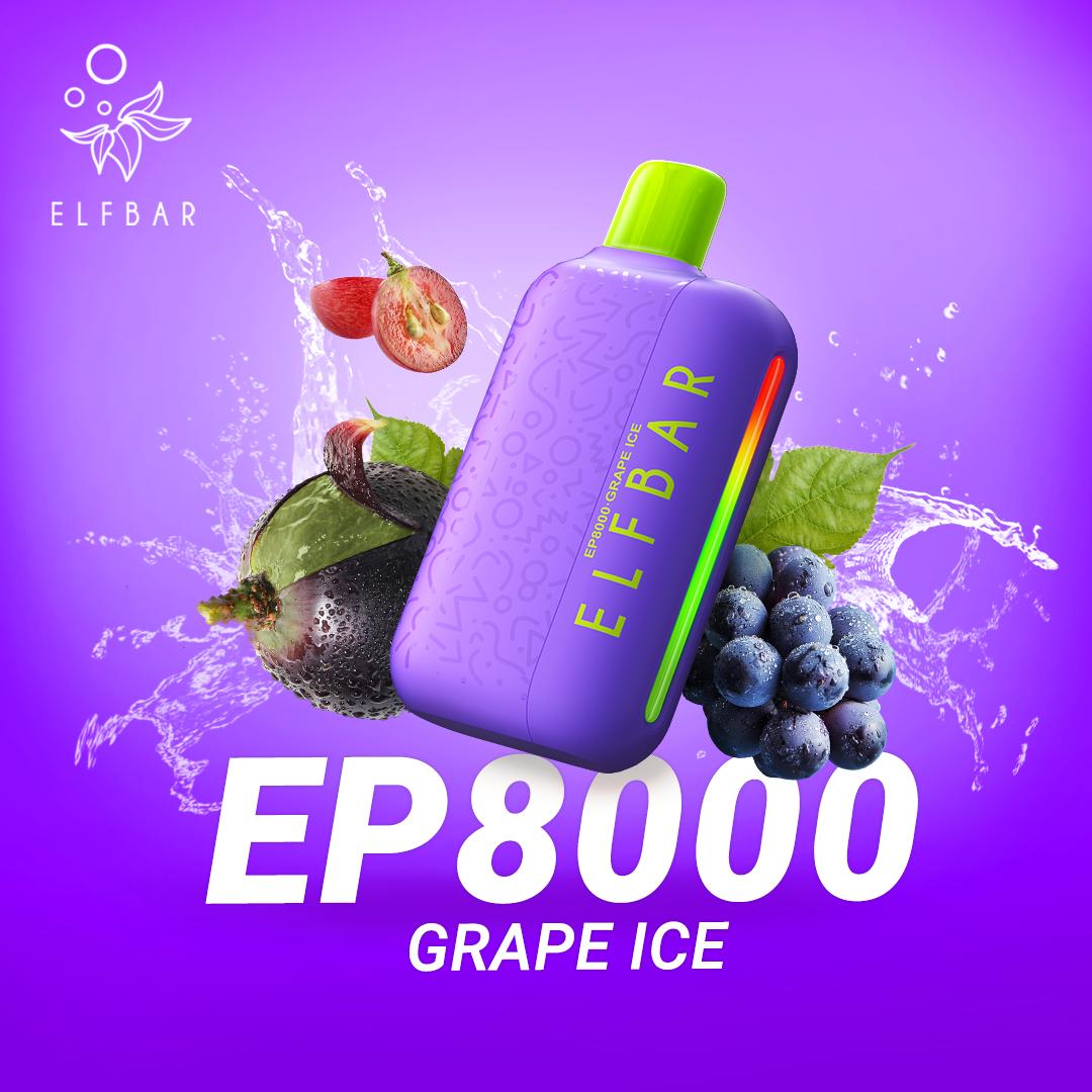 Elf Bar - EP 8000 Puffs 50mg (NON Rechargeable)