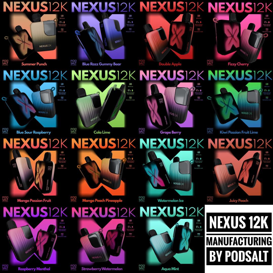 POD SALT -  Nexus 12000 Puffs 20 Mg