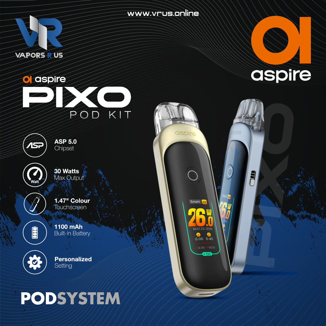 Aspire Pixo Pod Vape Kit 1100mAh Aspire Pixo Pod Vape Kit 1100mAh