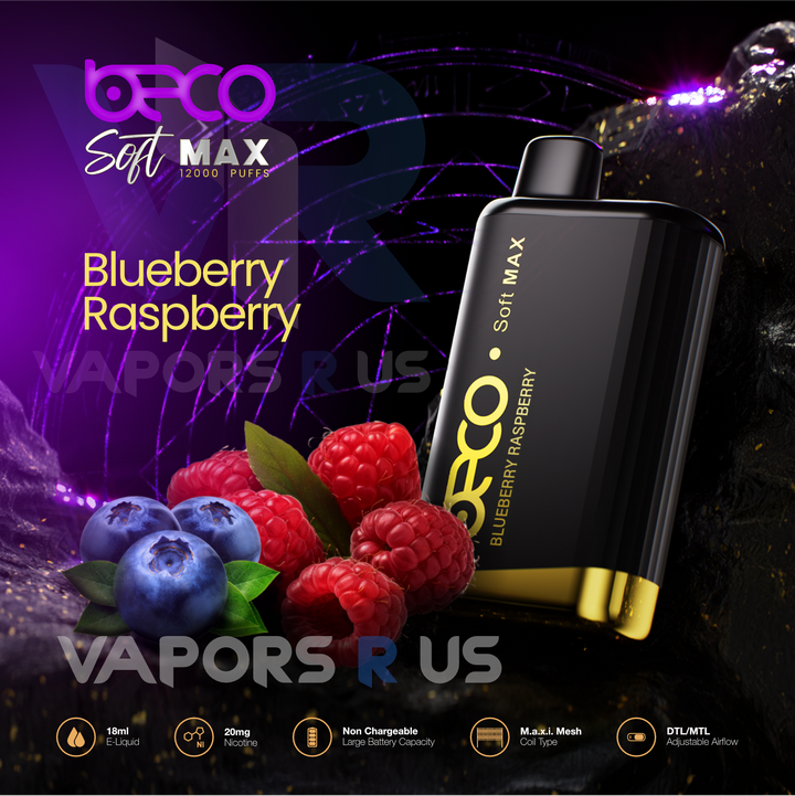 VAPTIO - Beco Soft MAX Disposable | 12000 Puffs