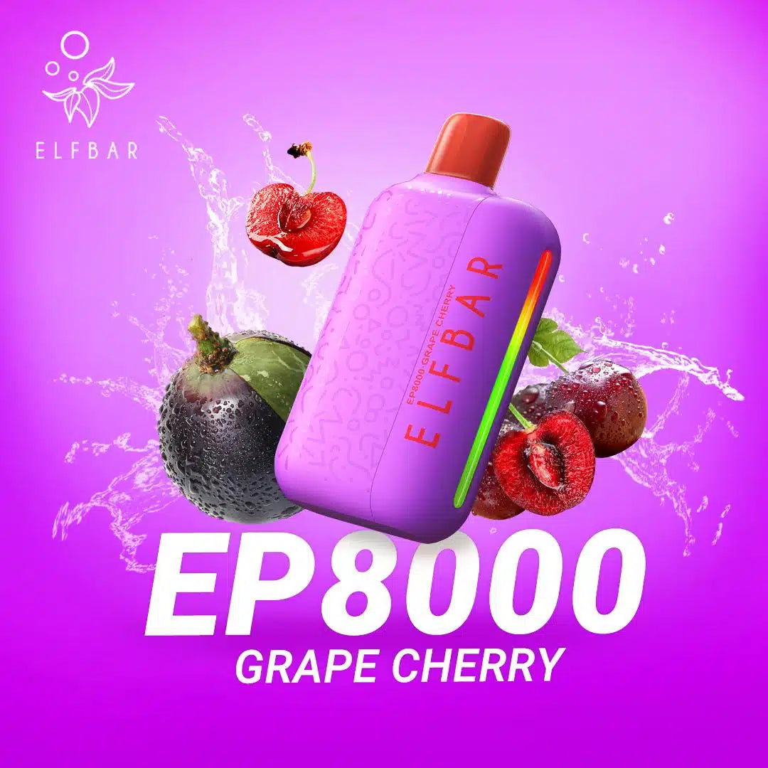 Elf Bar - EP 8000 Puffs 50mg (NON Rechargeable)