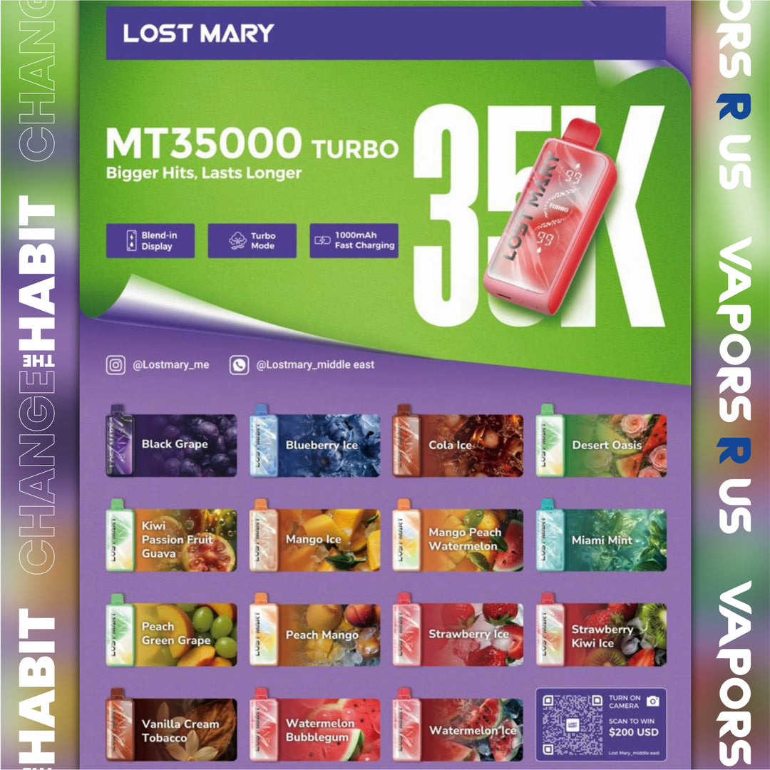 LOST MARY MT35000 TURBO DISPOSABLE (50mg)