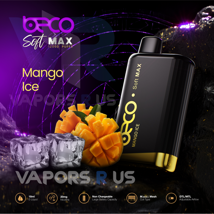 VAPTIO - Beco Soft MAX Disposable | 12000 Puffs