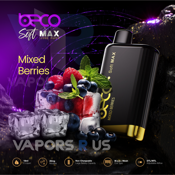 VAPTIO - Beco Soft MAX Disposable | 12000 Puffs