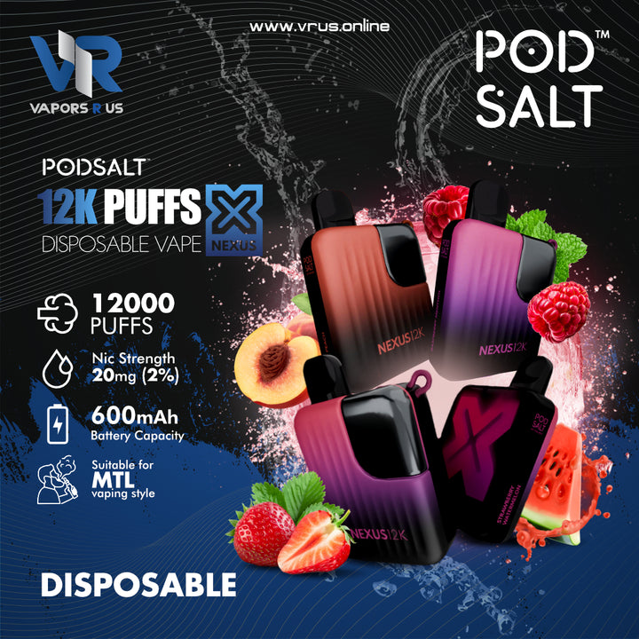 POD SALT -  Nexus 12000 Puffs 20 Mg