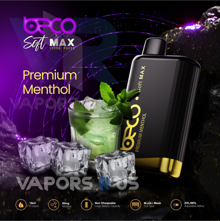 VAPTIO - Beco Soft MAX Disposable | 12000 Puffs