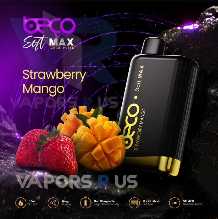 VAPTIO - Beco Soft MAX Disposable | 12000 Puffs