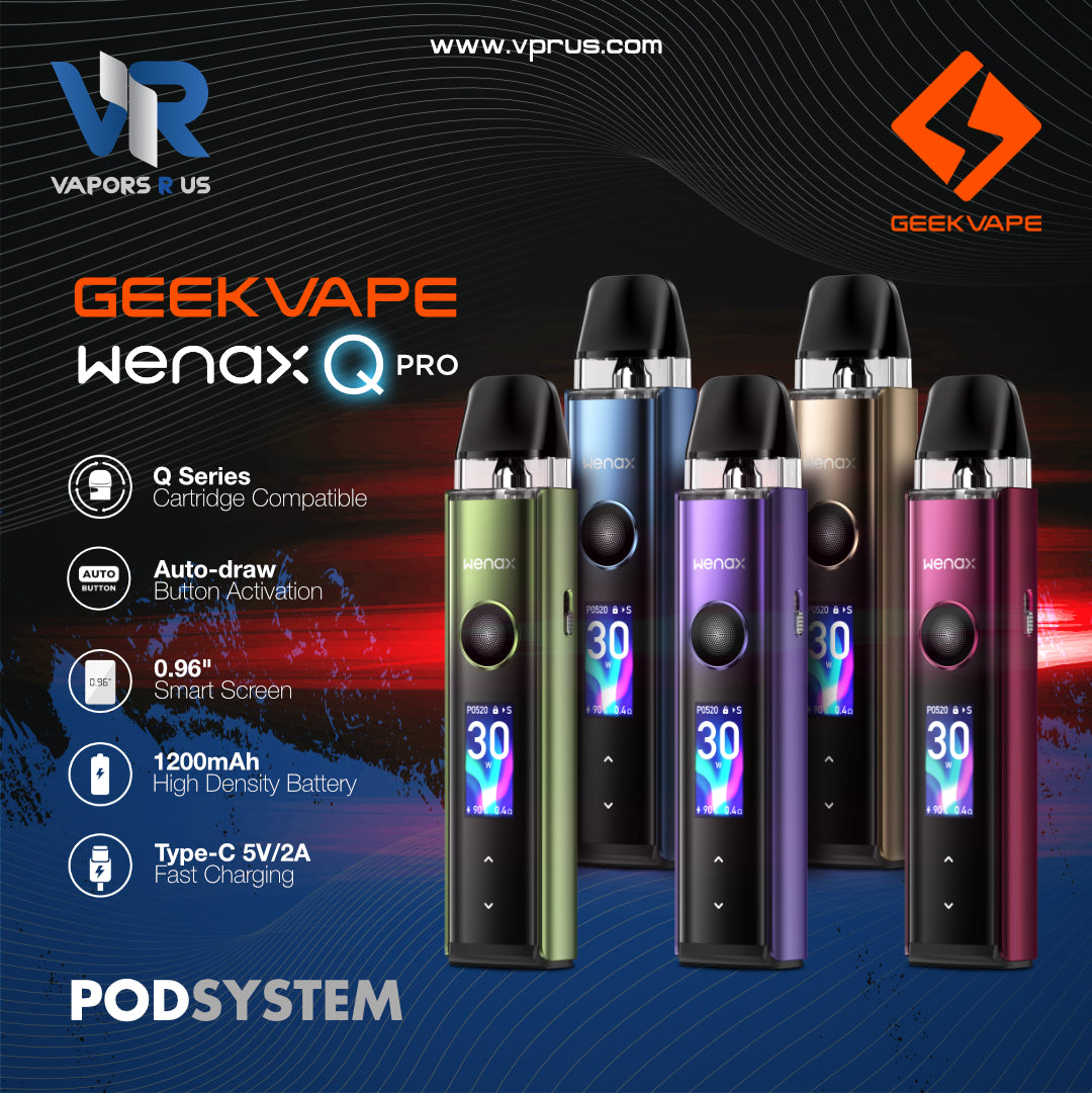 GEEKVAPE - WENAX Q PRO POD KIT 1000mAh GEEKVAPE - WENAX Q PRO POD KIT 1000mAh