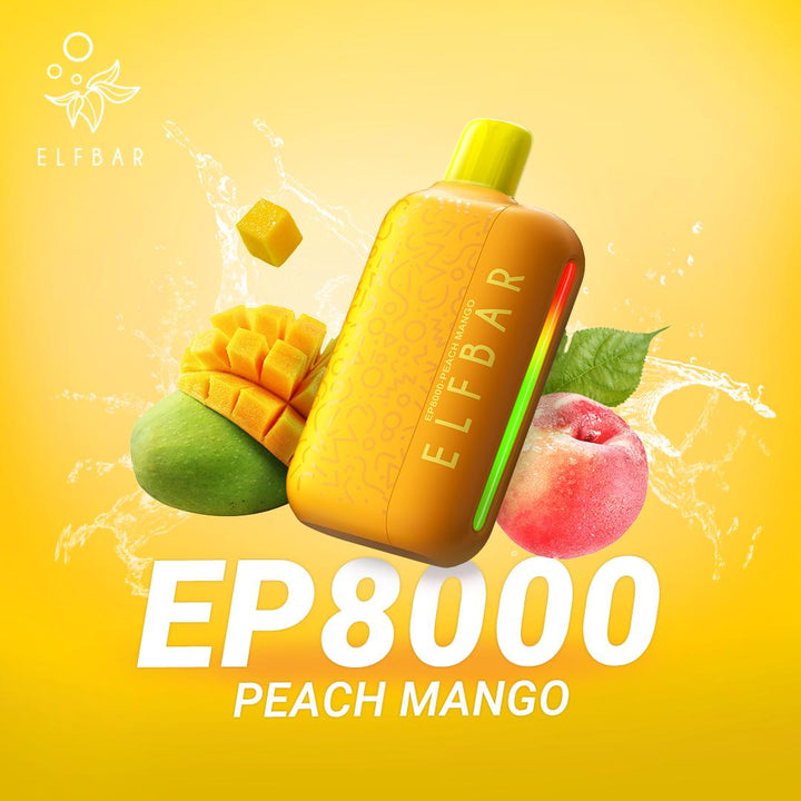 Elf Bar - EP 8000 Puffs 50mg (NON Rechargeable)