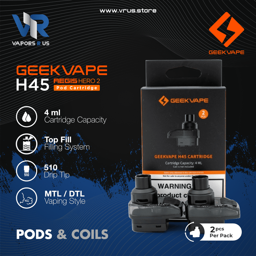 GEEKVAPE - H45 (AEGIS Hero 2) Pod Cartridge GEEKVAPE - H45 (AEGIS Hero 2) Pod Cartridge