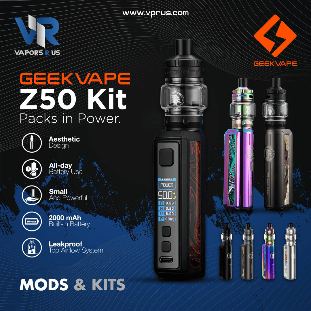 GEEKVAPE - Z50 Kit with Z Nano Tank 2000mAh Vapors R Us LLC GEEKVAPE - Z50 Kit with Z Nano Tank 2000mAh Vapors R Us LLC