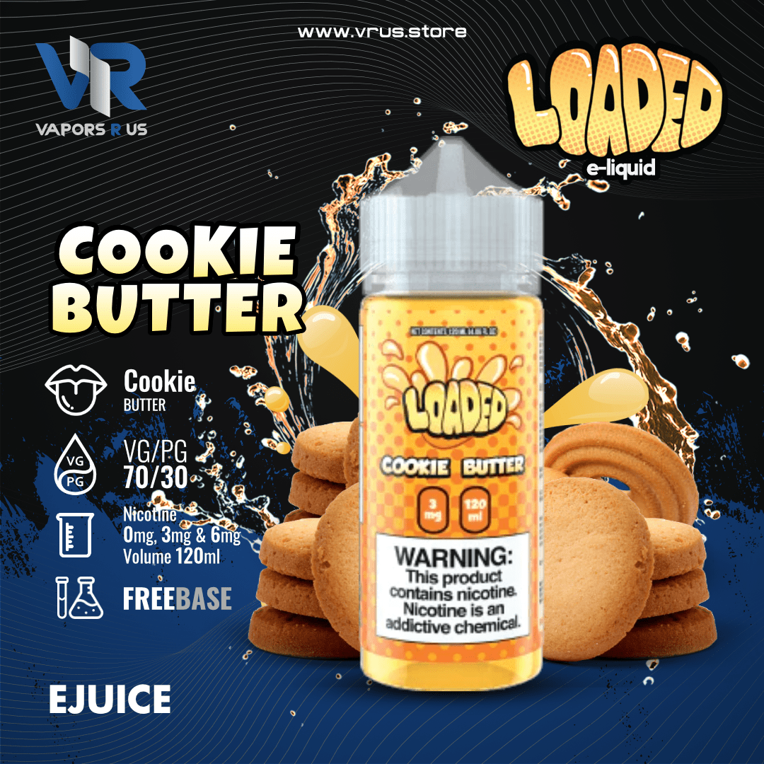 elf bar vape uk LOADED COOKIE BUTTER by Loaded E-Liquid ⋆ $12.75 main image 0