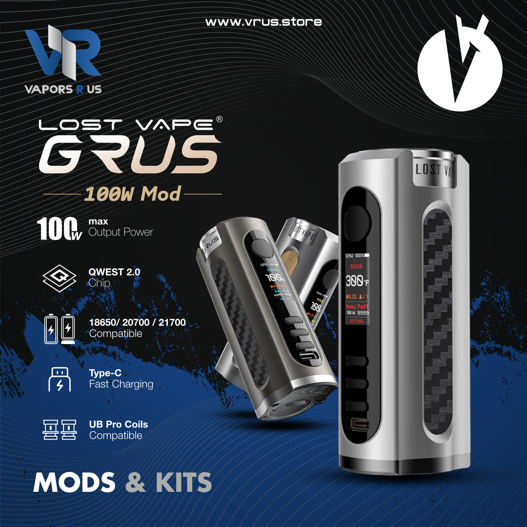 LOST VAPE - GRUS 100W Box Mod LOST VAPE - GRUS 100W Box Mod