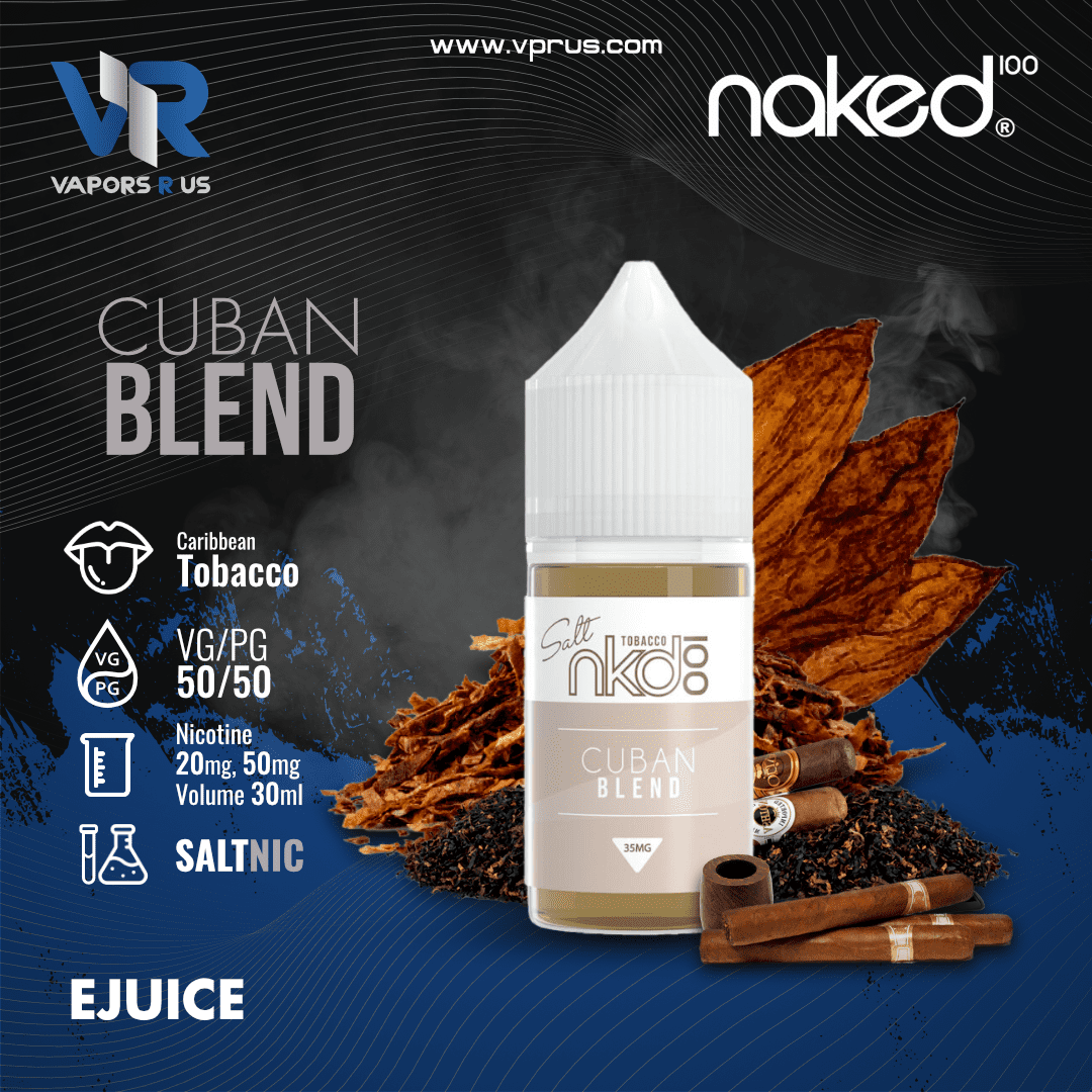 NAKED 100 SALTS - Cuban Blend | Naked NAKED 100 SALTS - Cuban Blend | Naked