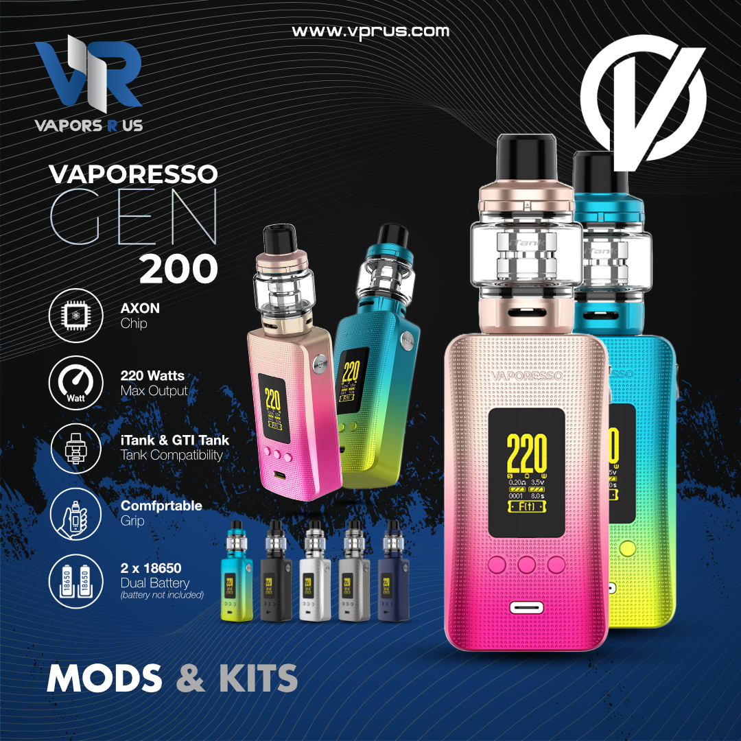 VAPORESSO - GEN 200 Box Kit 220W VAPORESSO - GEN 200 Box Kit 220W