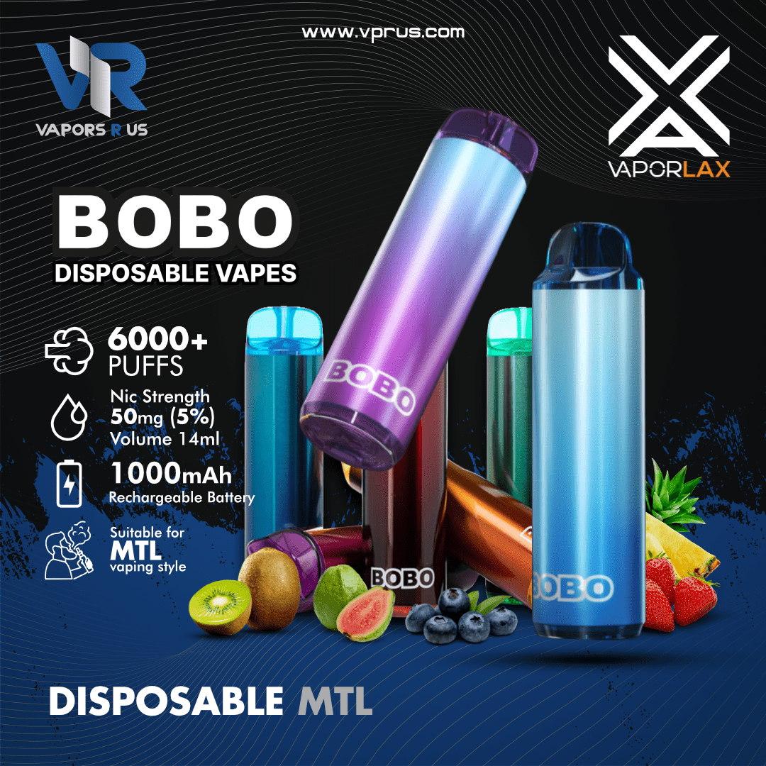 VAPORLAX - BOBO Disposable (6000 PUFFS