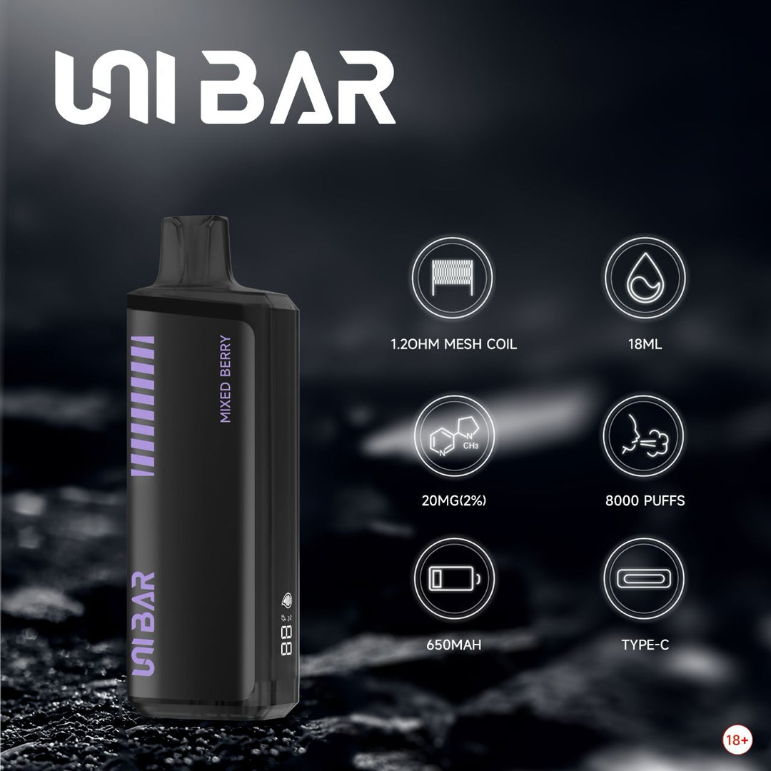 UNI BAR 8000 PUFFS Disposable - 20mg