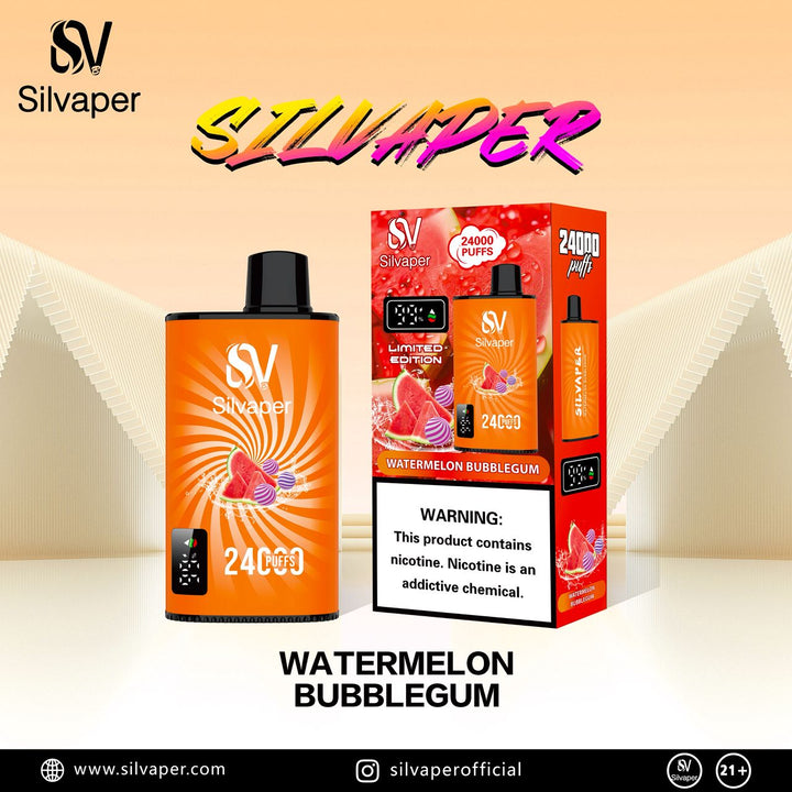 SILVAPER 24000 PUFFS DISPOSABLE VAPE 20mg