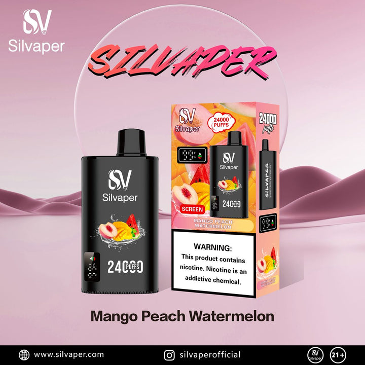 SILVAPER 24000 PUFFS DISPOSABLE VAPE 20mg