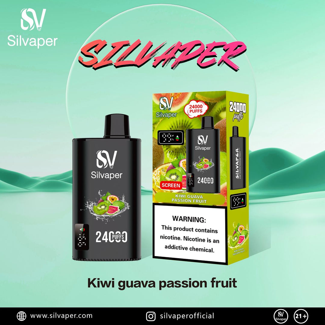 SILVAPER 24000 PUFFS DISPOSABLE VAPE 20mg