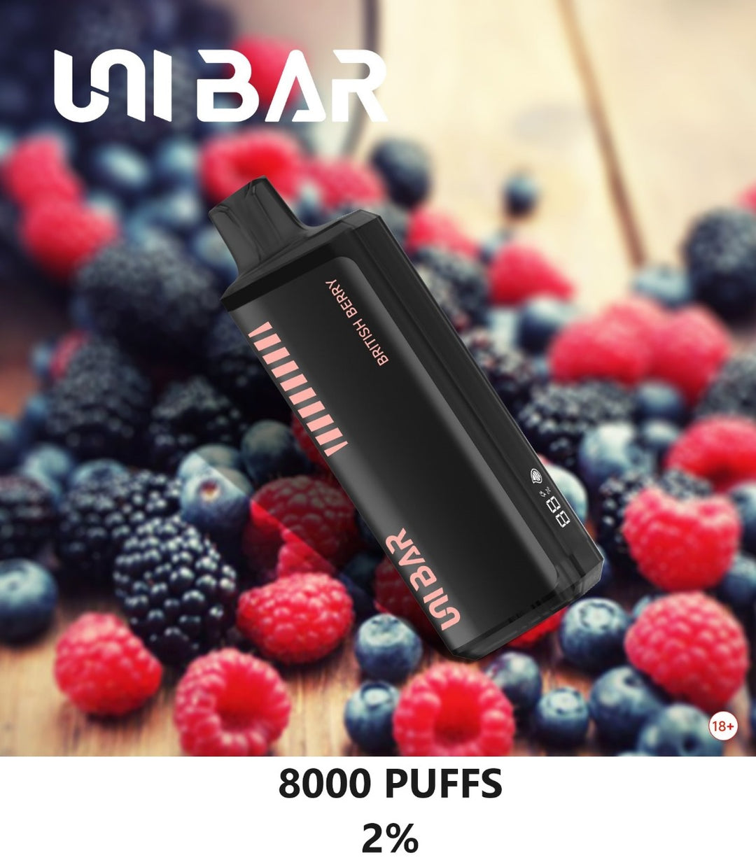 UNI BAR 8000 PUFFS Disposable - 20mg