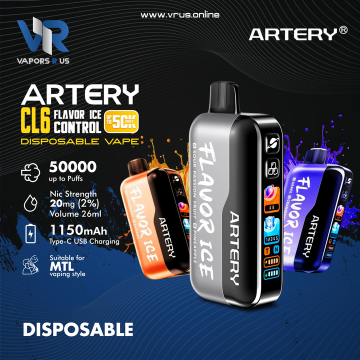 ARTERY CL6-50000 PUFFS 20mg