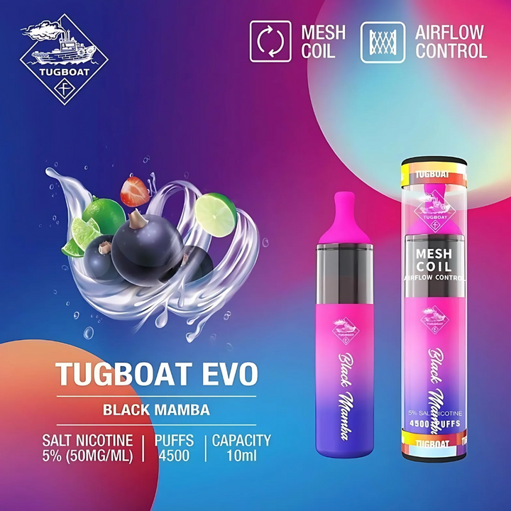 TUGBOAT - EVO Disposable Vape Device 4500 Puffs 850mAh