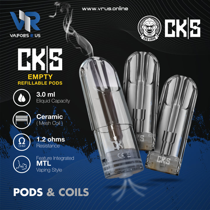 C K S -  EMPTY REFILLABLE PODS