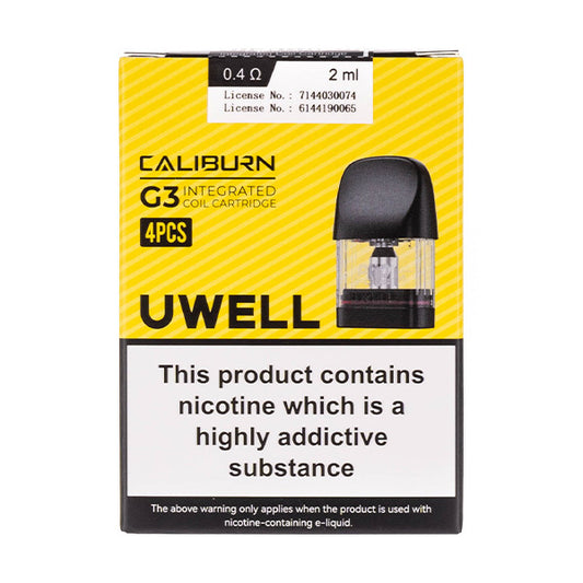 Uwell Caliburn G3 / G3 Pro / G3 ECO / G3 Lite / GK3 Replacement Pods Uwell Caliburn G3 / G3 Pro / G3 ECO / G3 Lite / GK3 Replacement Pods