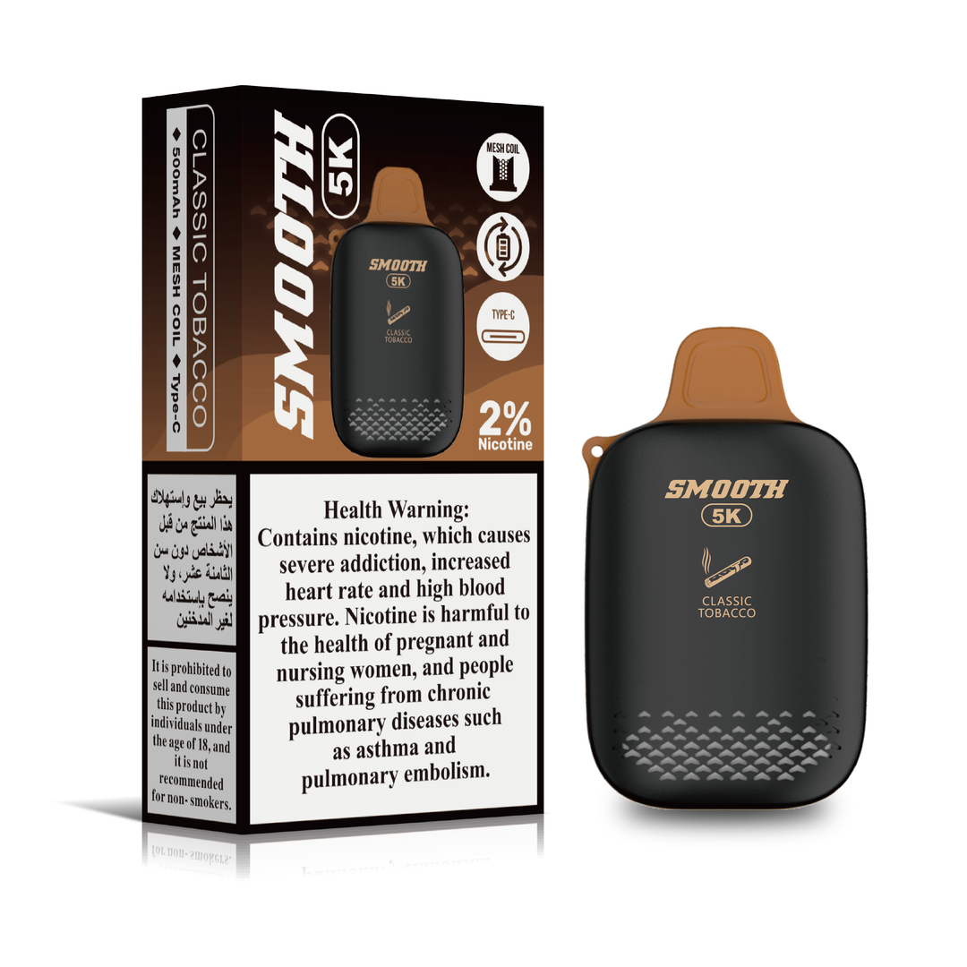 SMOOTH - Disposable Vap  5000 puffs 20mg