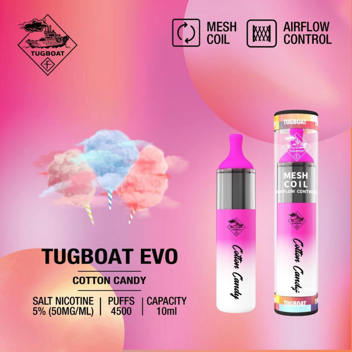 TUGBOAT - EVO Disposable Vape Device 4500 Puffs 850mAh