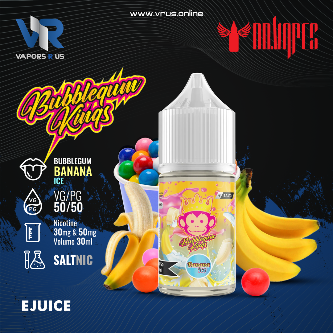 DR VAPES BUBBLEGUM KINGS Banana Ice (SaltNic)