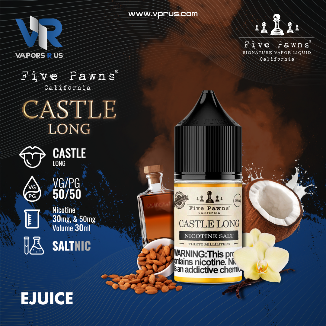 Five Pawns California - Castle Long Nicotine Salt 30ml