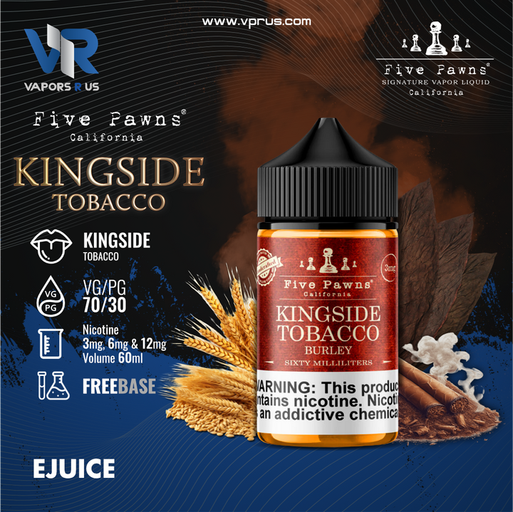 Five Pawns California  - kingside Tobacco 60ml