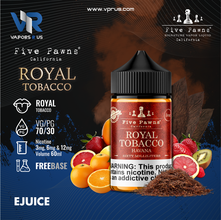 Five Pawns California  - Royal Tobacco  60ml