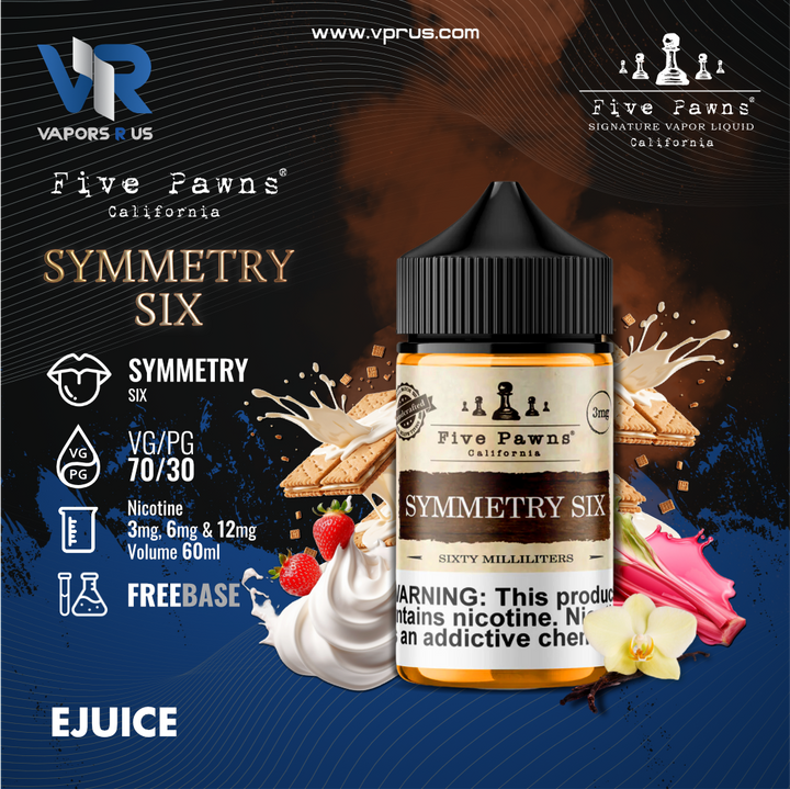 Five Pawns California  - Symmetry Six 60ml