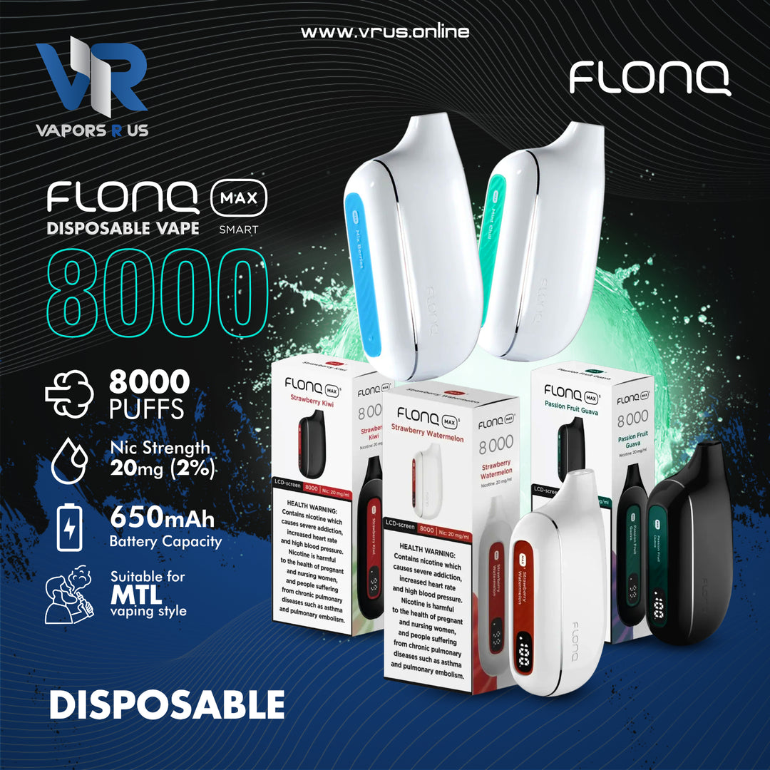 FLONQ - MAX S 8000 Puffs 20mg