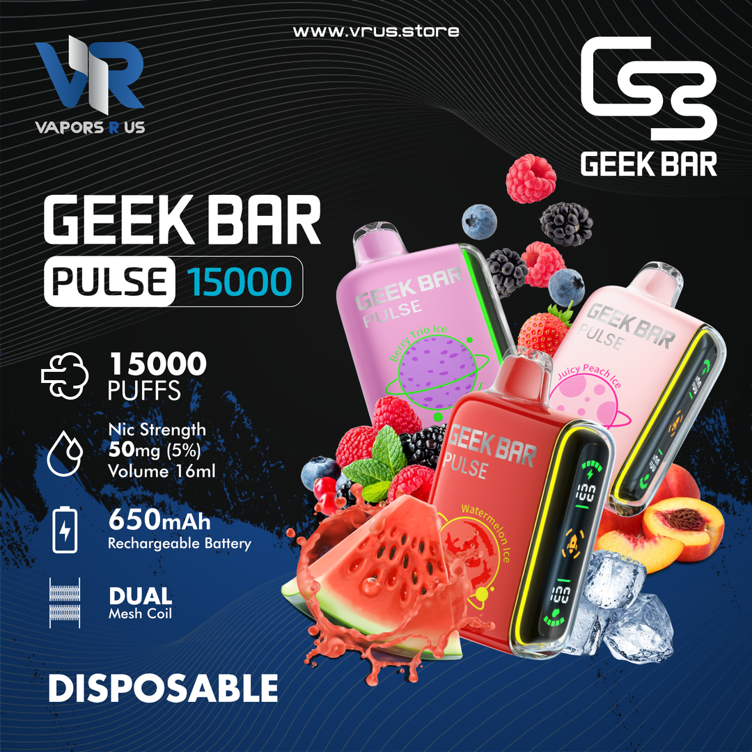 GEEK Bar -  Pulse 15000 Puffs Disposable Vape 50mg