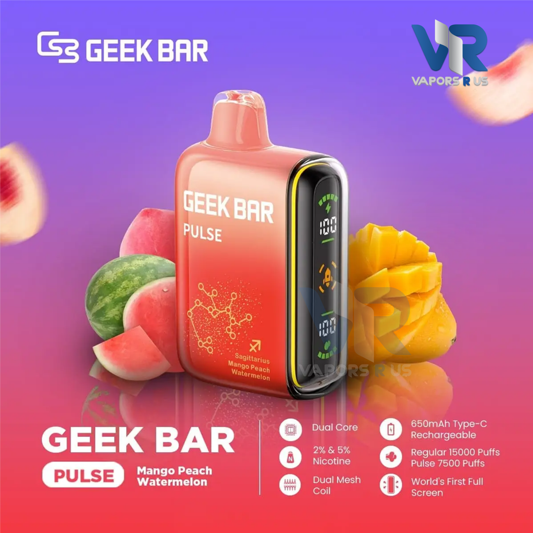 GEEK Bar -  Pulse 15000 Puffs Disposable Vape 50mg