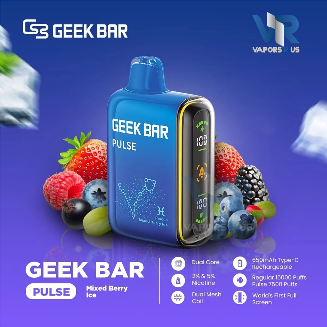 GEEK Bar -  Pulse 15000 Puffs Disposable Vape 50mg