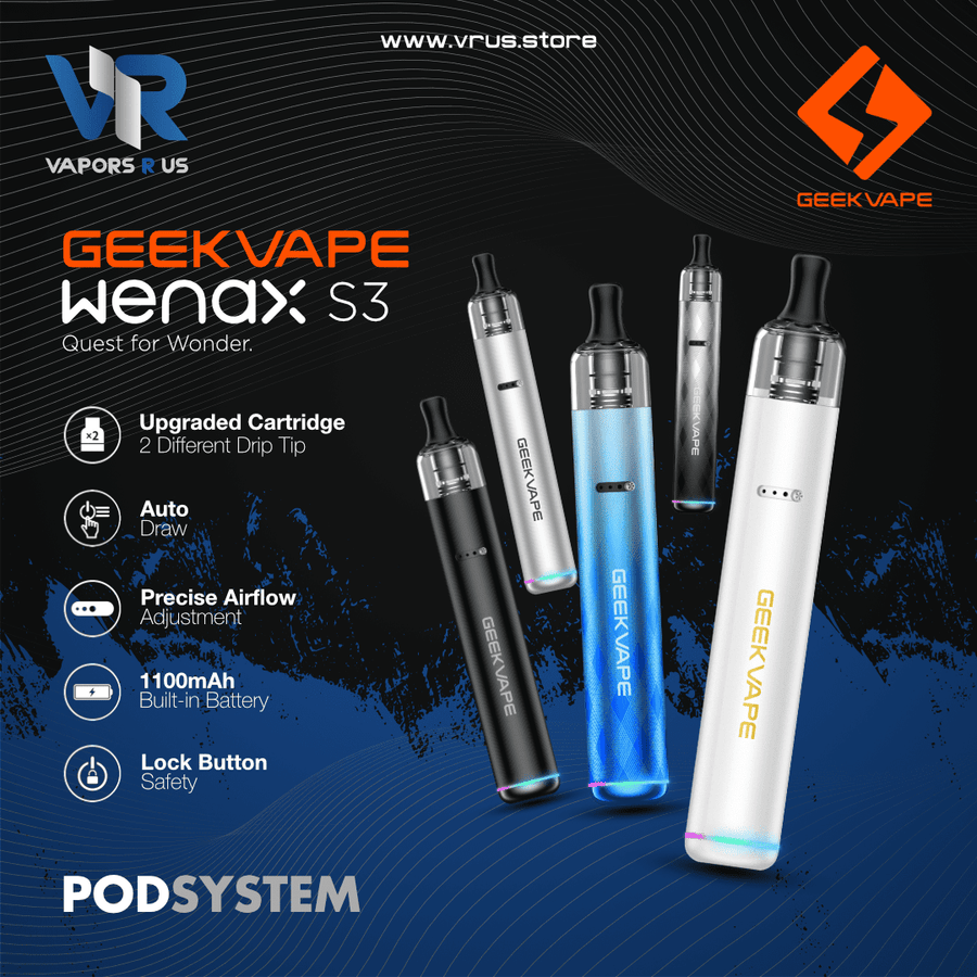 GEEKVAPE -  WENAX S3 KIT 1100mAh | Vapors R Us LLC