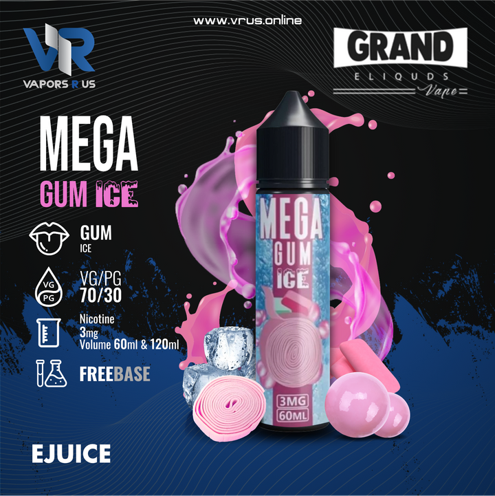 GRAND ELIQUIDS - Mega Gum Ice