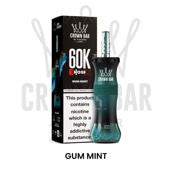 AL FAKHER CROWN BAR E-HOSE X 60000 Puffs (6MG)