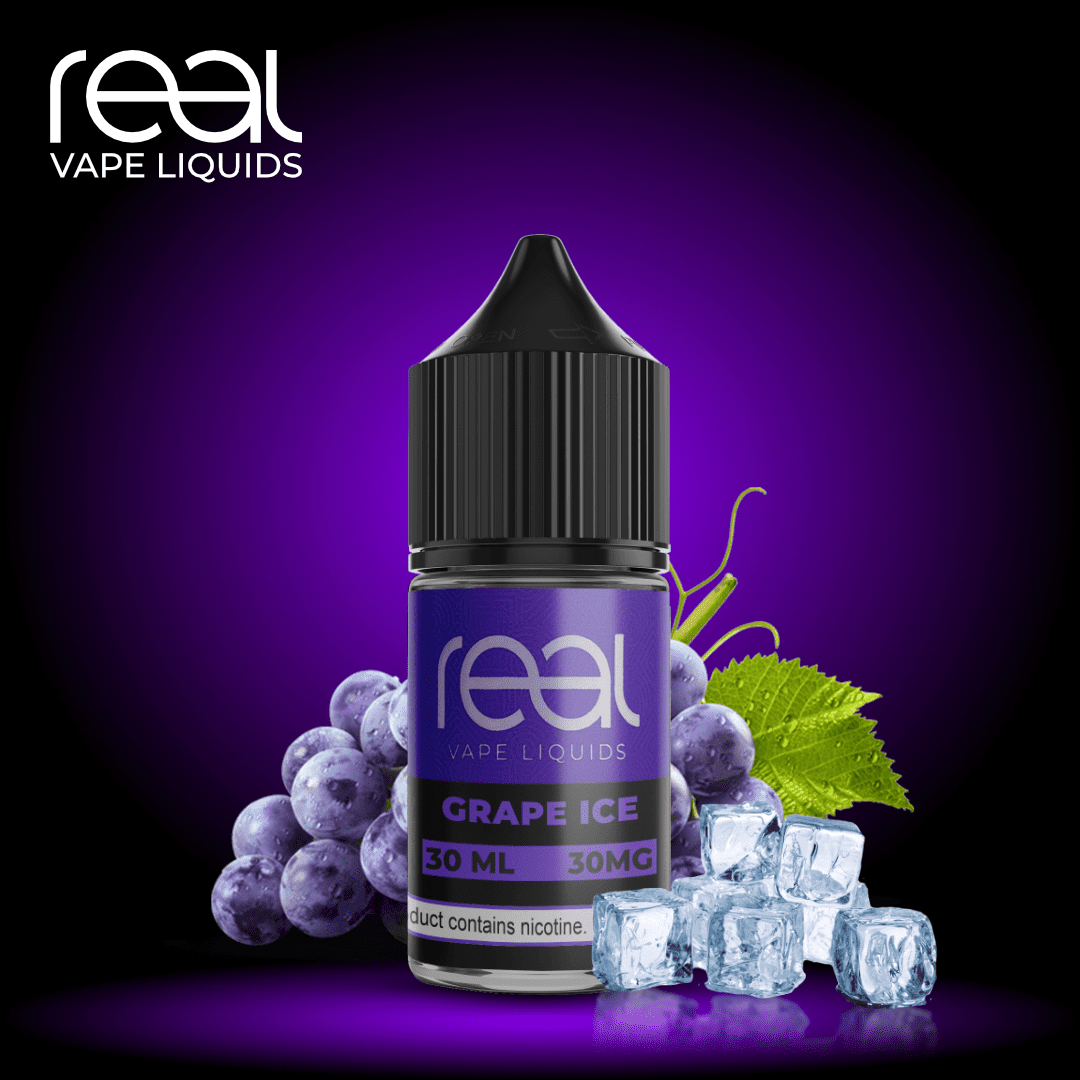 REAL VAPE - Grape Ice 30ml (SaltNic) Vapors R Us LLC REAL VAPE - Grape Ice 30ml (SaltNic) Vapors R Us LLC