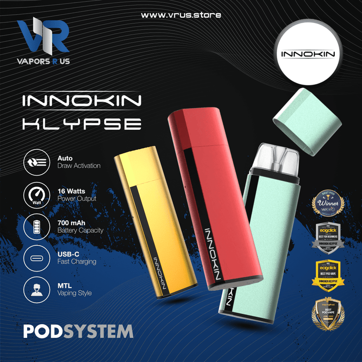 INNOKIN KLYPSE VAPE KIT | Vapors R Us LLC