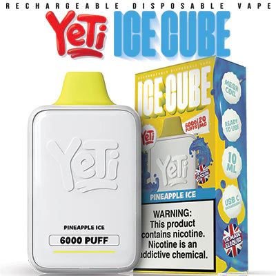 Yeti - Ice Cube 6000 Puff Disposable 20mg