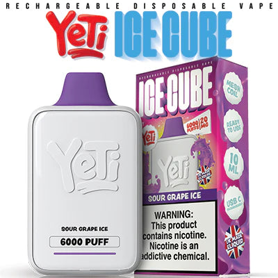 Yeti - Ice Cube 6000 Puff Disposable 20mg