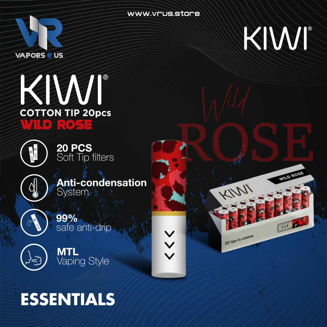 Kiwi - Cotton Tip Wild Rose 20pcs/Pack Kiwi - Cotton Tip Wild Rose 20pcs/Pack