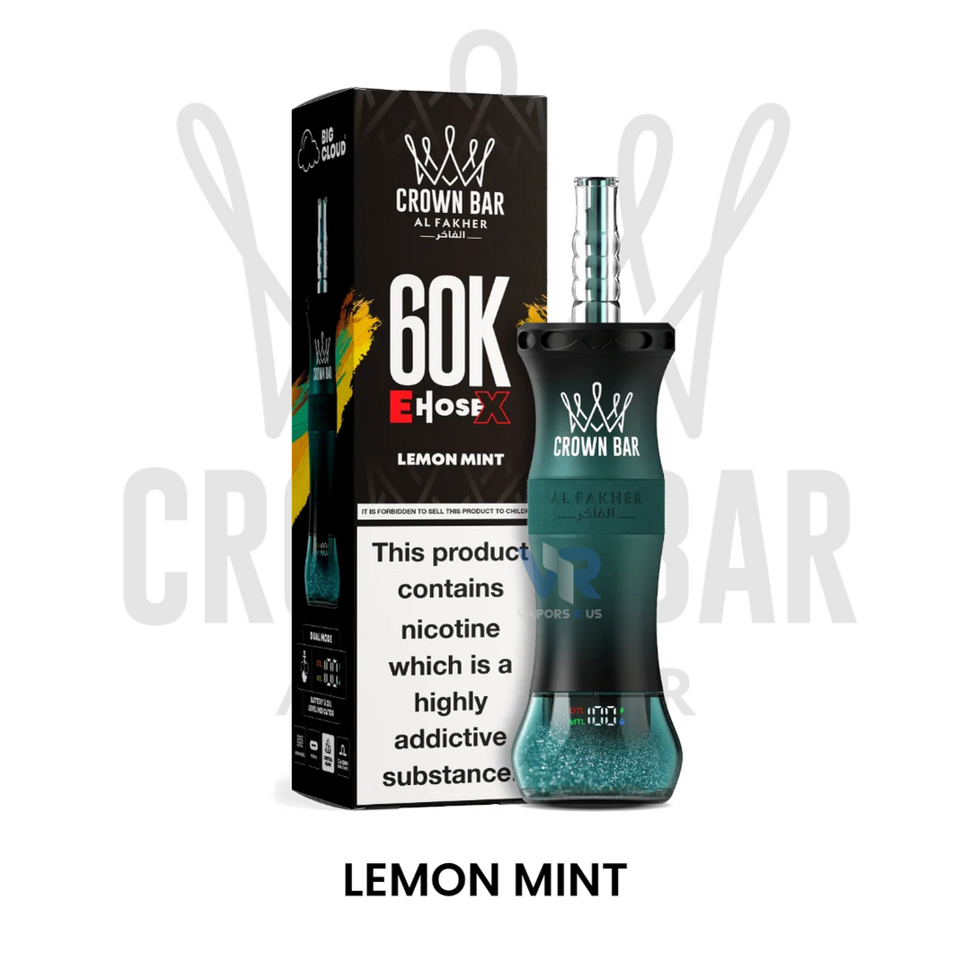 AL FAKHER CROWN BAR E-HOSE X 60000 Puffs (6MG)