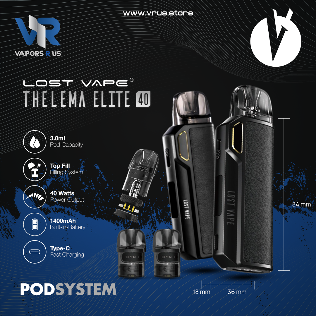 Lost Vape - Thelema Elite 40 1400mAh 40W Lost Vape - Thelema Elite 40 1400mAh 40W